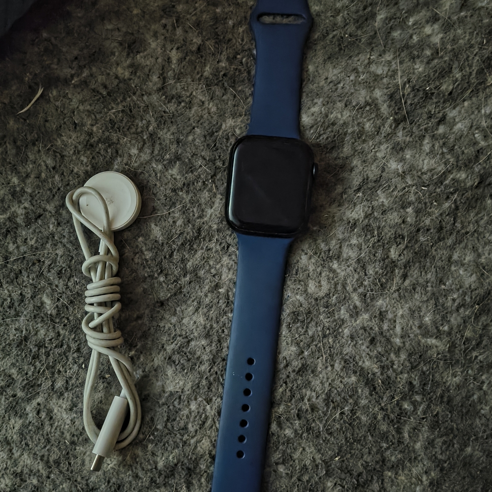 Smartwatch with Blue Band